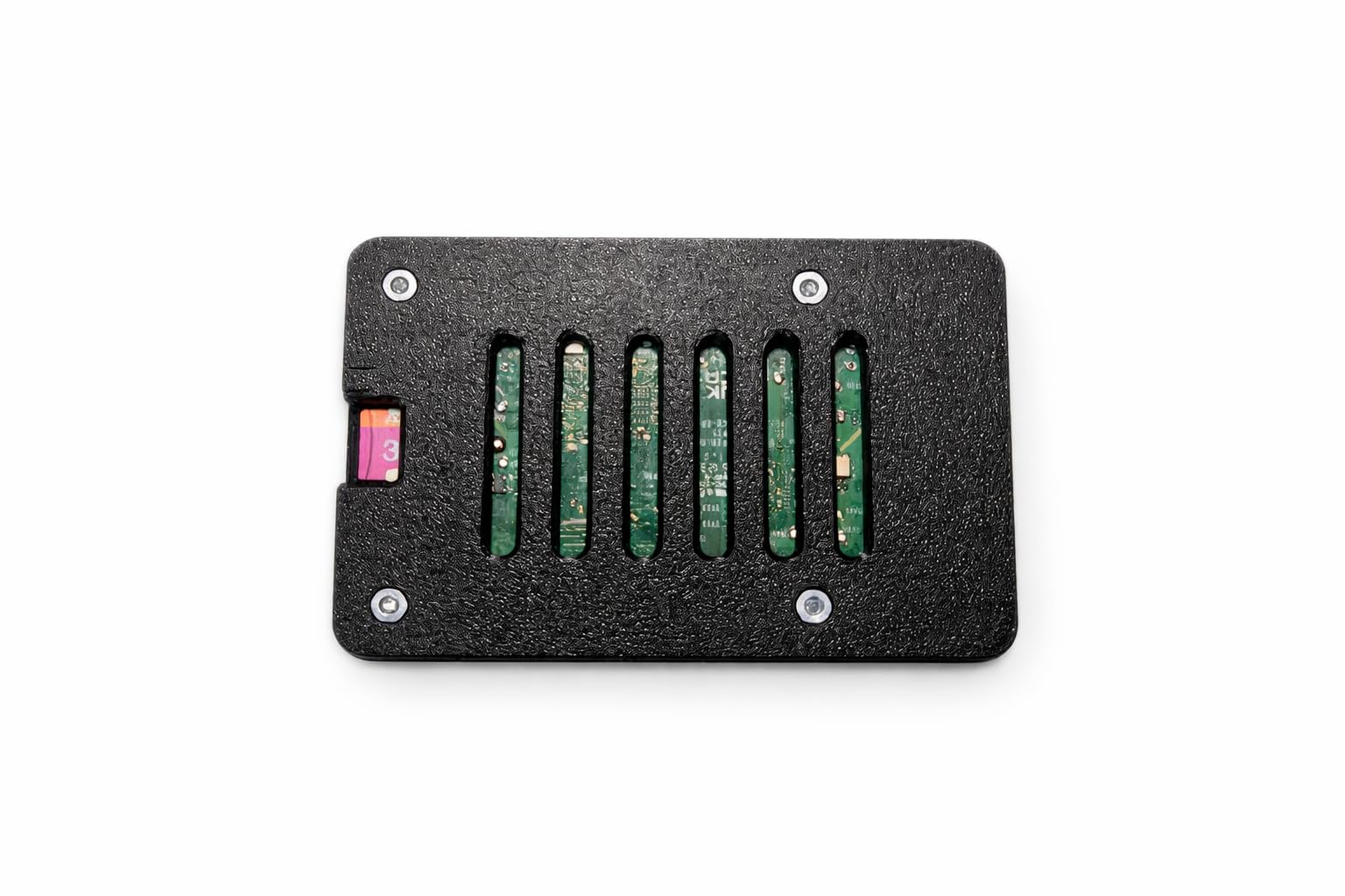 Raspberry Pi 5 Case – Black, Ventilated Cooling Design, Precision Fit, Easy Access to Ports