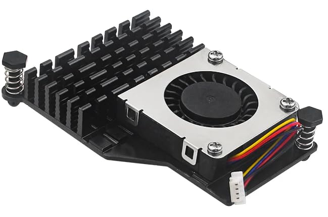 Raspberry Pi 5 Metal Case (Aluminum Alloy Shell) + Active Cooler